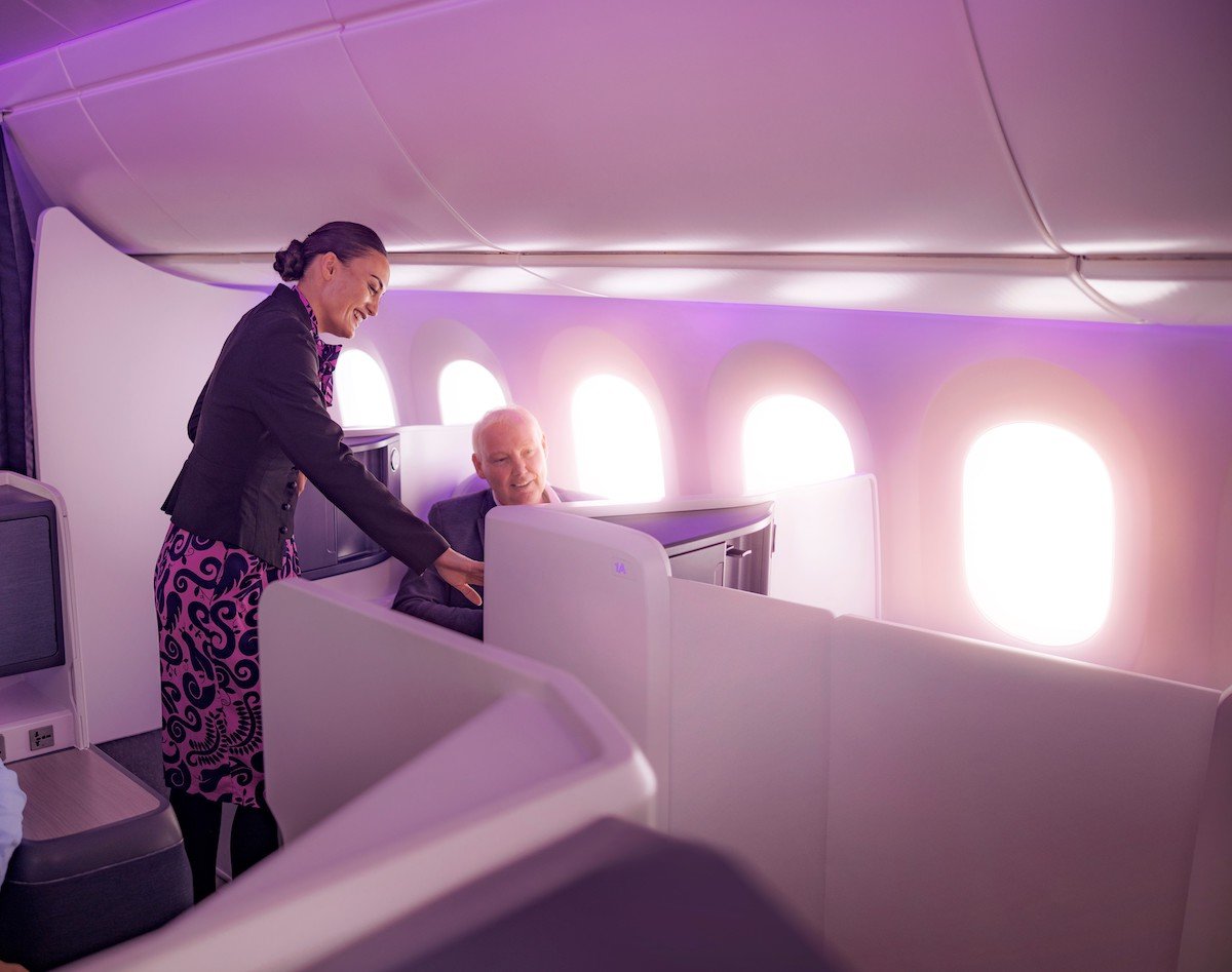 Revealed Air New Zealands New Business Class Seat One Mile At A Time