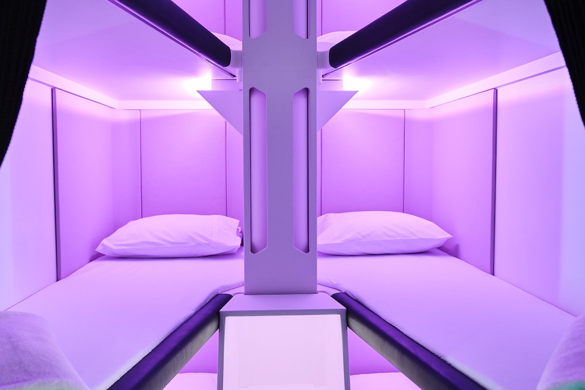 Air New Zealand Skynest: Economy Bunk Beds - One Mile at a Time