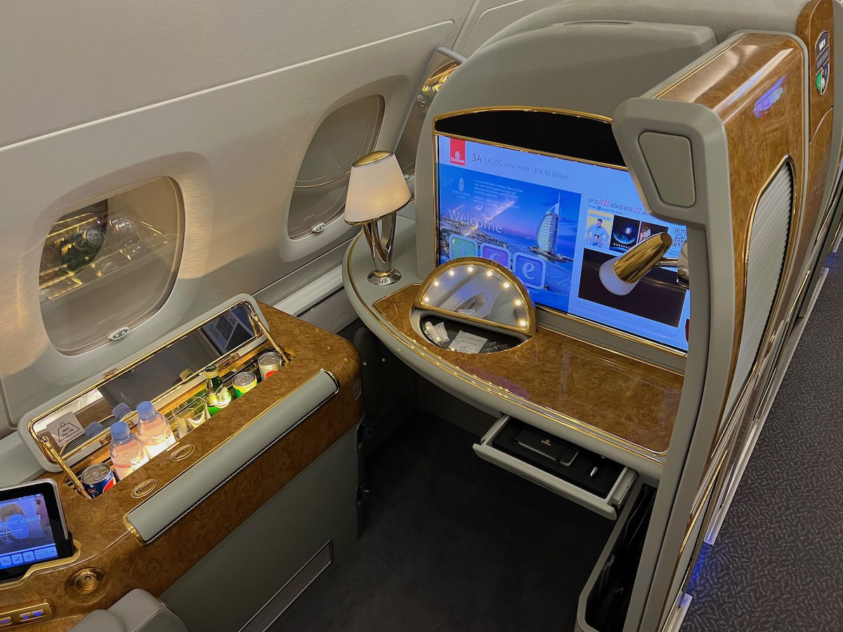 Review: Emirates A380 First Class (JFK-MXP) - One Mile at a Time