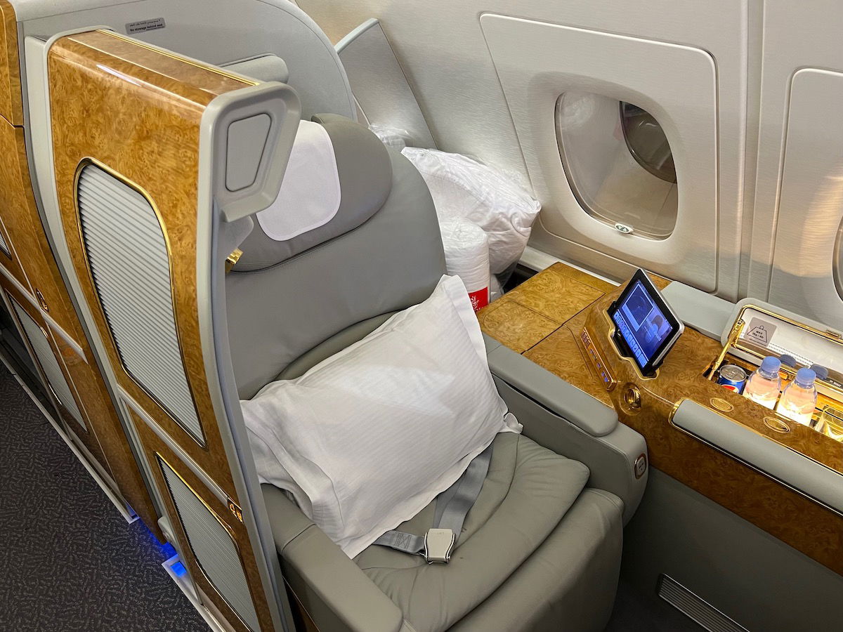 Emirates Business Class A380 Review, New York to Milan