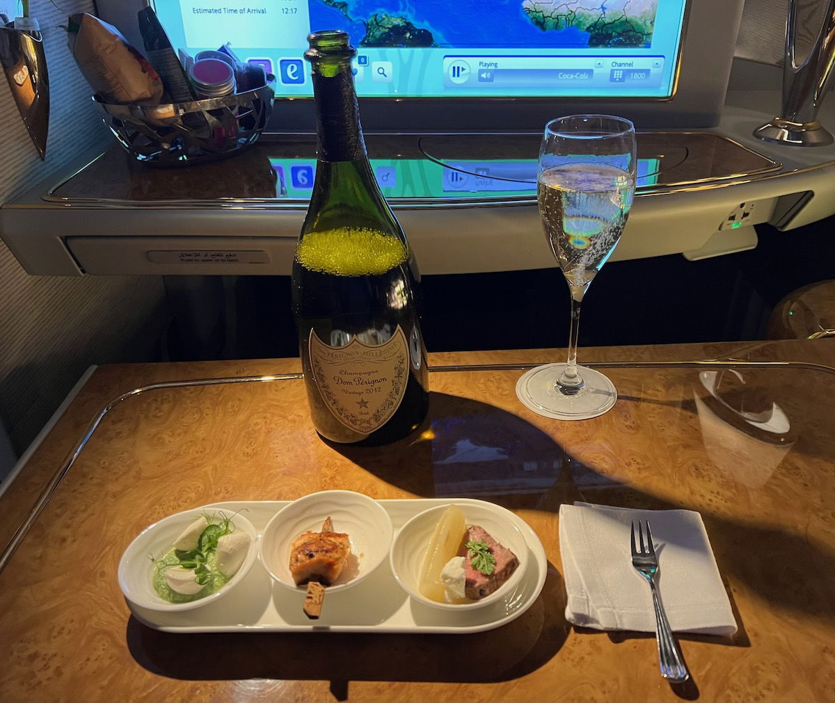 Emirates Upgrading Dom Perignon In First Class