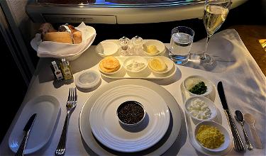 Emirates First Class Caviar Now “Unlimited”