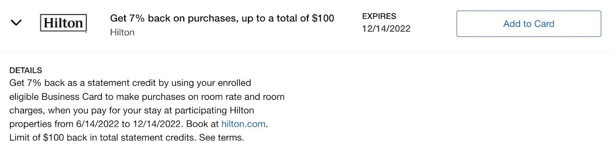 Save On Hilton Hotel Stays With Amex Offers hilton amex offers 7