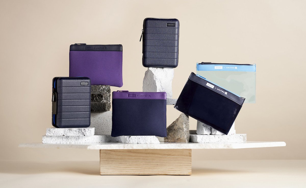 United Airlines Partners With Away For Amenity Kits
