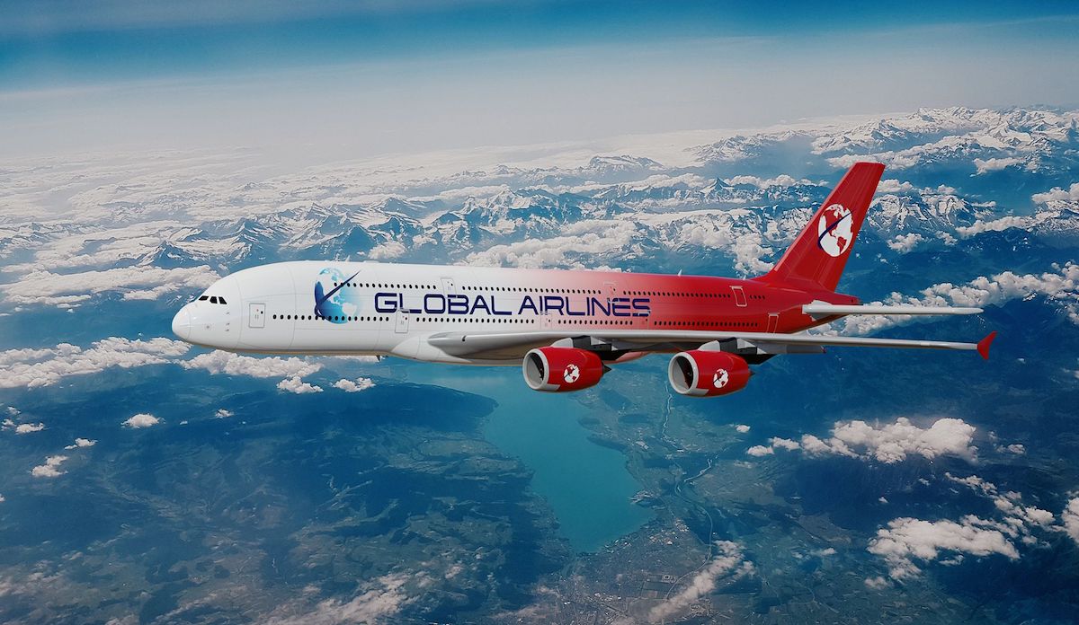 Global Airlines Nytt Transatlantiskt Flygbolag Start 2024   Global Airlines A380 800 