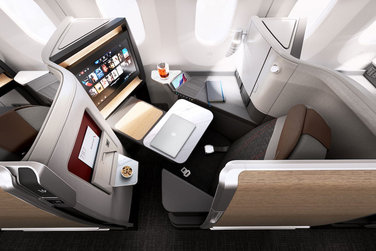 Revealed New American Airlines Business Class Seats One Mile at a Time