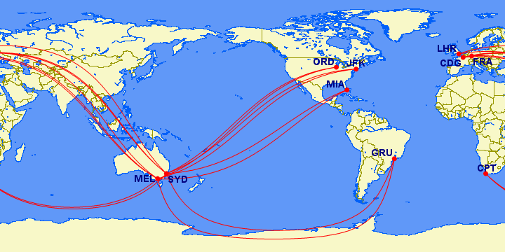 777x routes qantas