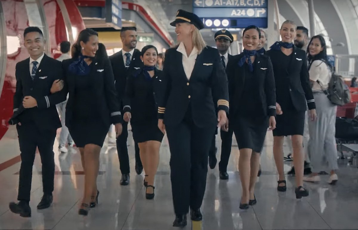 Amusing: Emirates & United Try To Sell Glamour