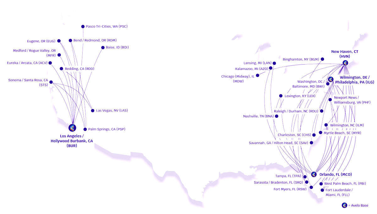 Avelo Air Brings Airline Service Back To Delaware - One Mile at a Time