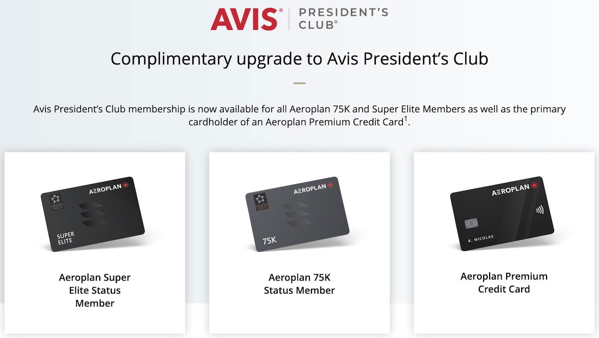 AVIS Car Rental President's Club – Go Loyalty Club