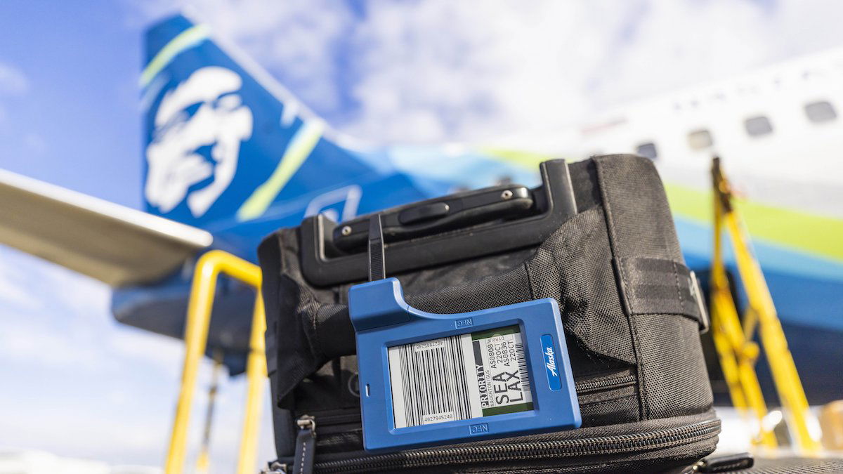 Alaska Airlines Rolling Out Electronic Bag Tags One Mile at a Time