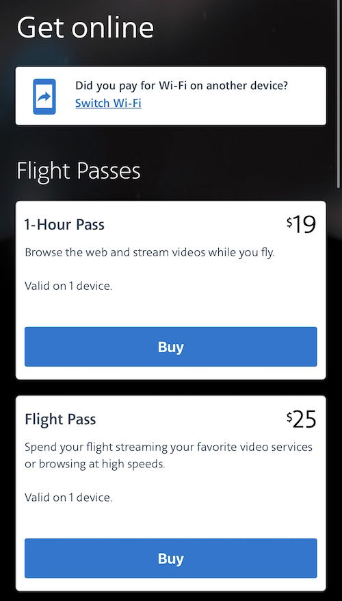can i buy wifi on american airlines