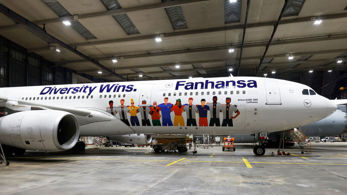 Lufthansa Trolls Qatar With “Diversity Wins” World Cup Plane