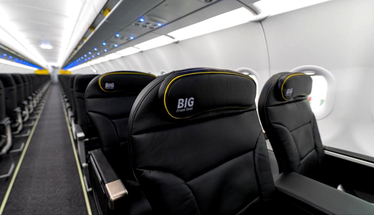 Spirit Airlines Big Front Seat No