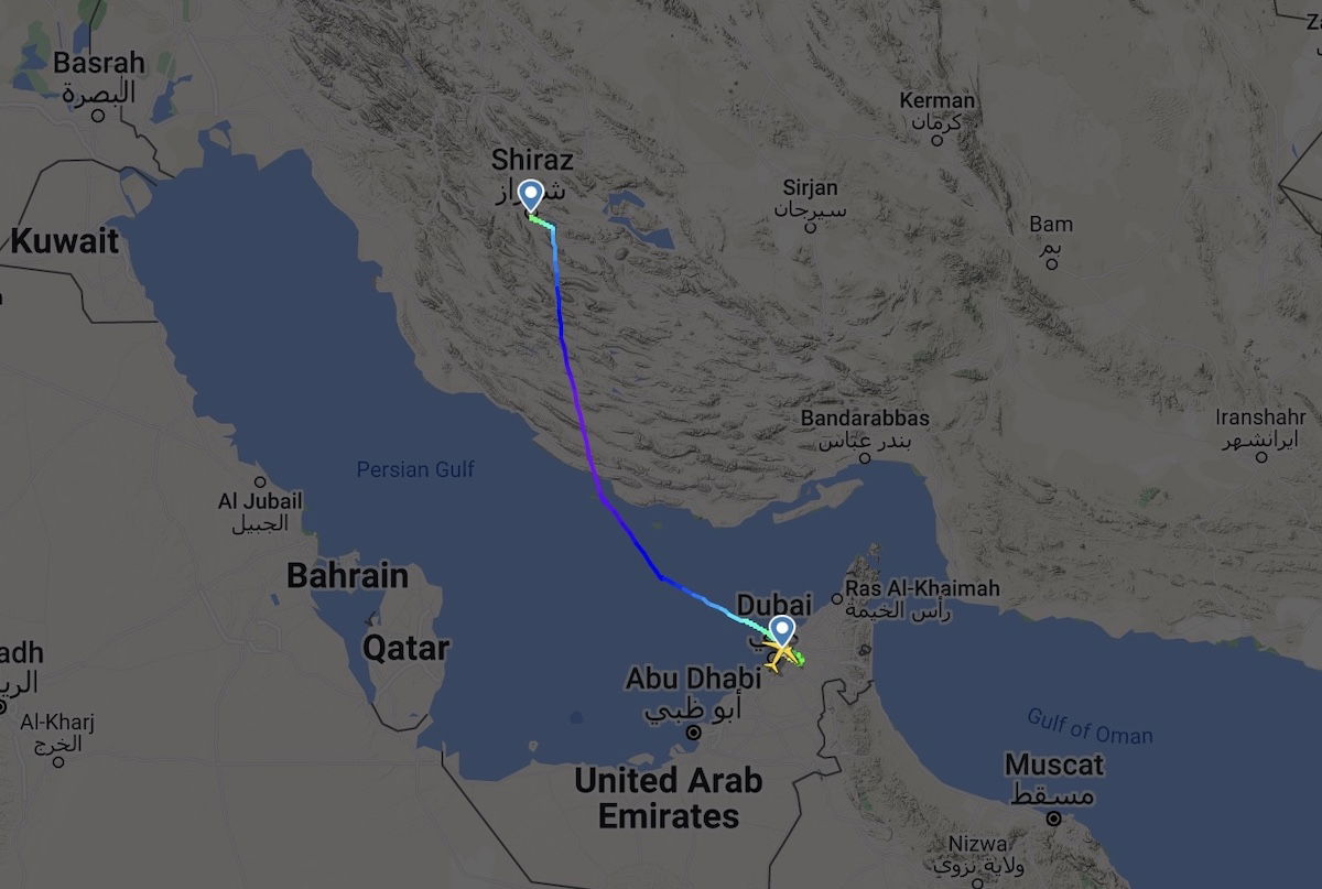 FlyDubai Flight With Israeli Soldier Diverts To Iran One Mile at