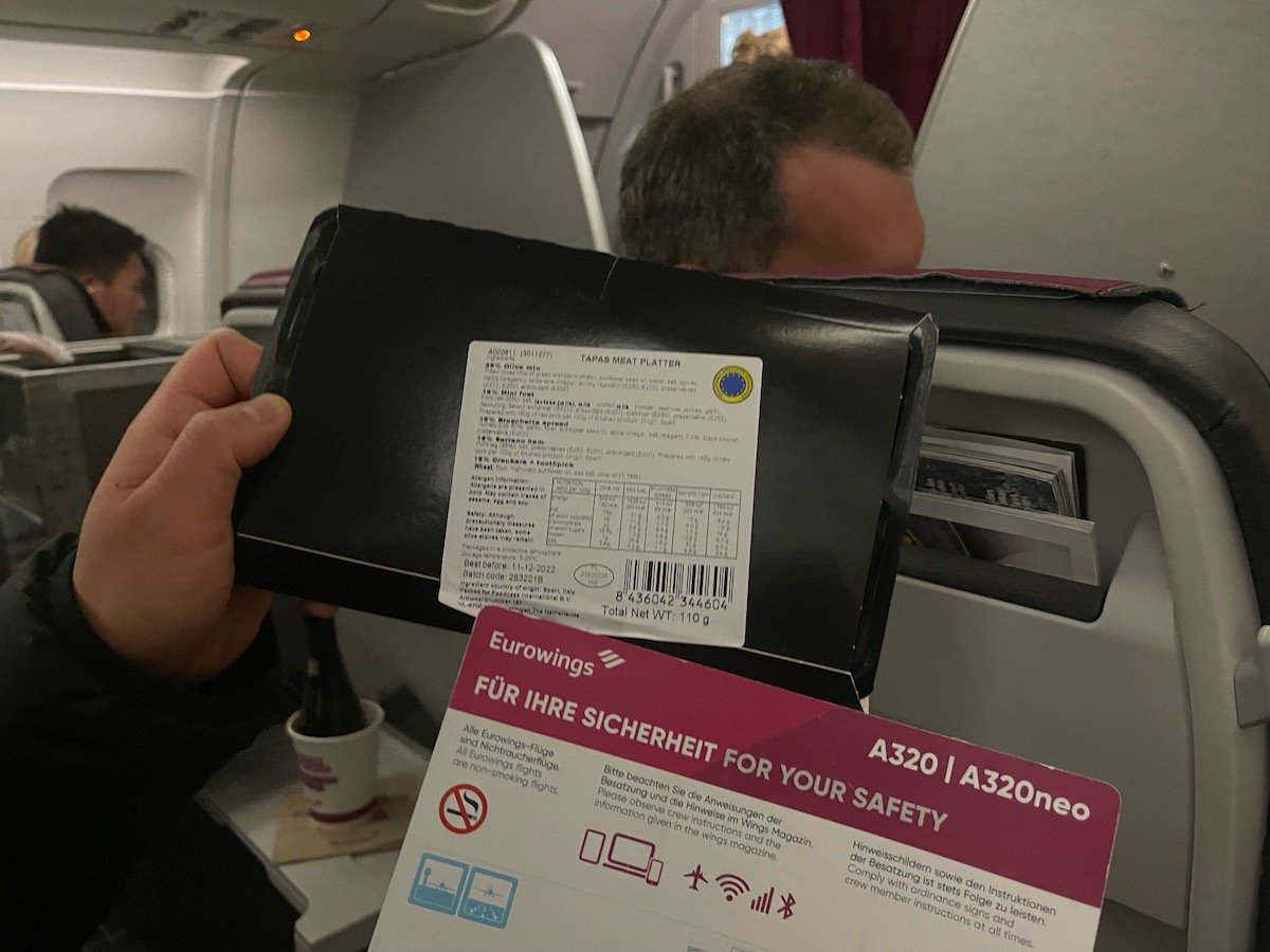 Eurowings Serves Expired Food In Business Class