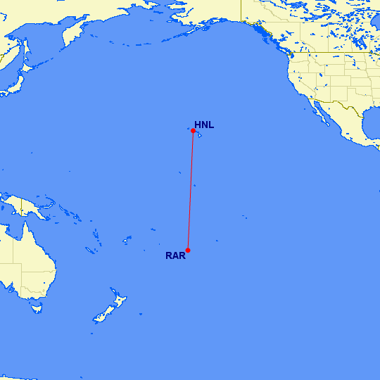 Hawaiian Airlines Adding Flights To Cook Islands One Mile at a Time
