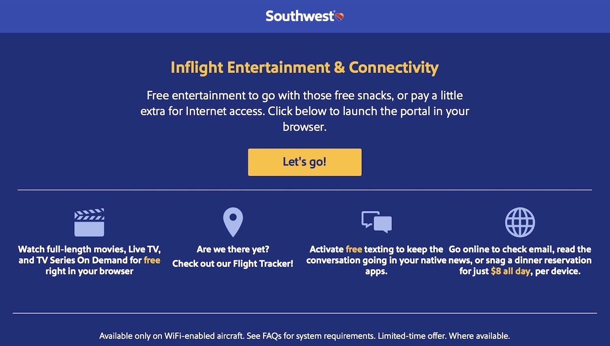 southwest airlines wifi remote desktop