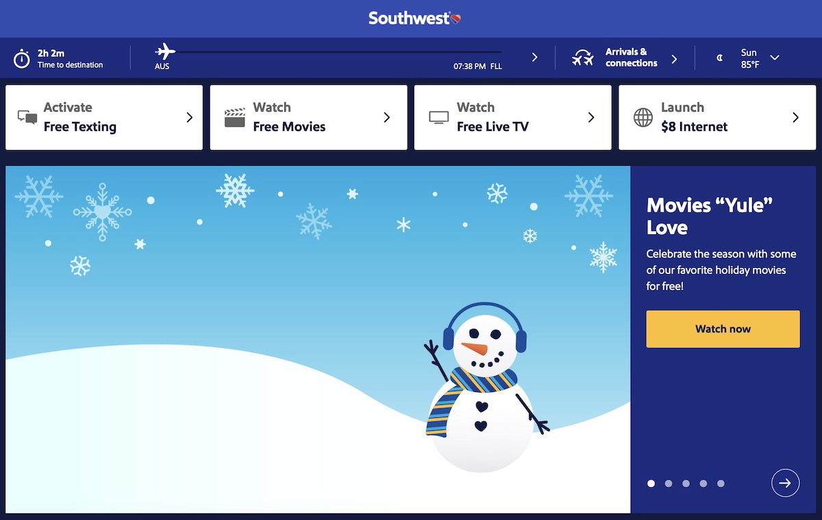 southwest airlines wifi remote desktop