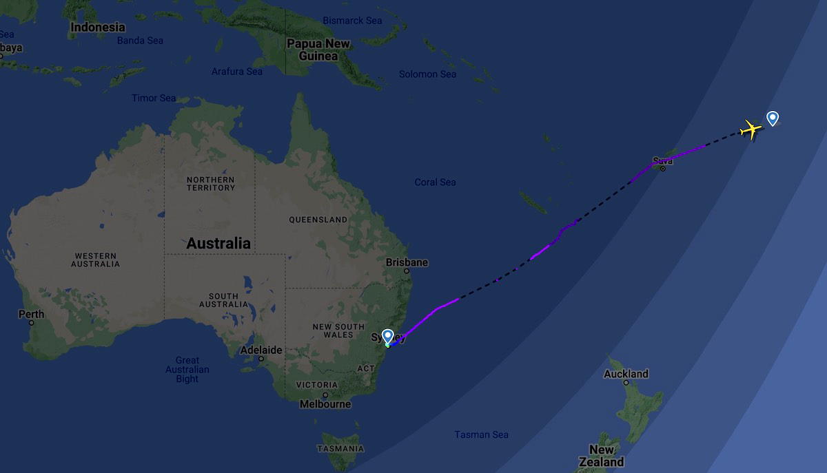 United Airlines Boeing 787 Diverts To Remote Pago Pago One Mile at a Time