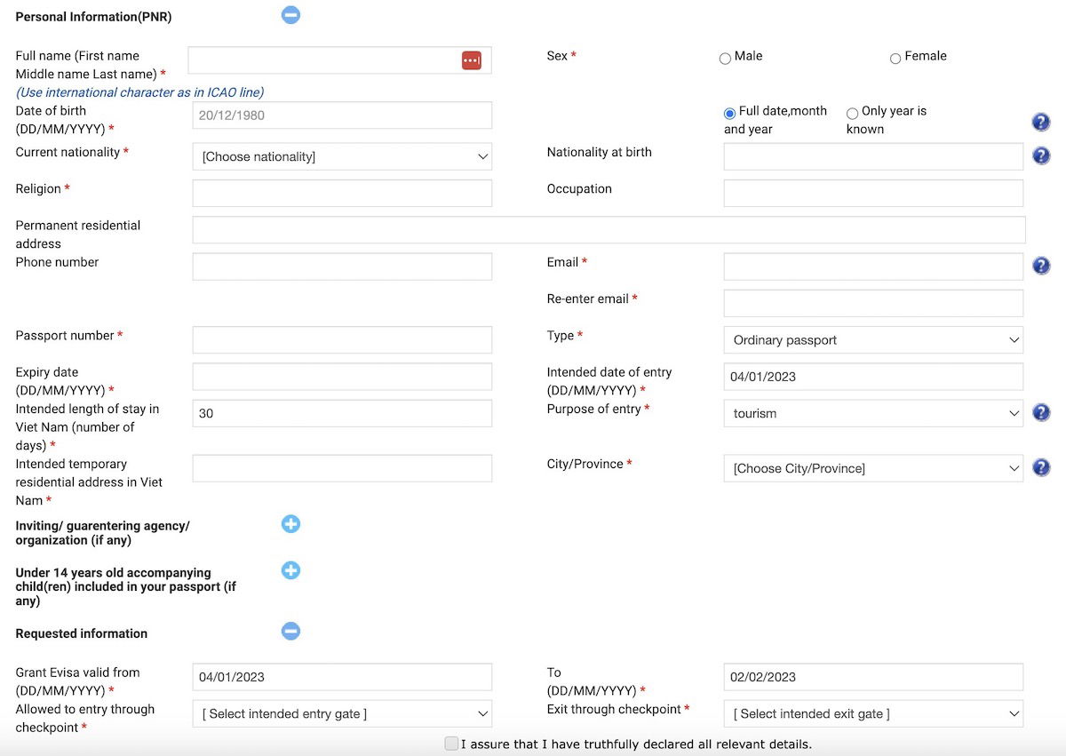 My Experience Applying For A Vietnam E-Visa - One Mile at a Time