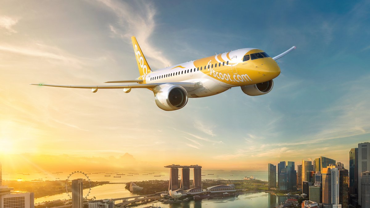 Begå underslæb Hjelm høg Singapore's Scoot Orders Embraer E190-E2 - One Mile at a Time