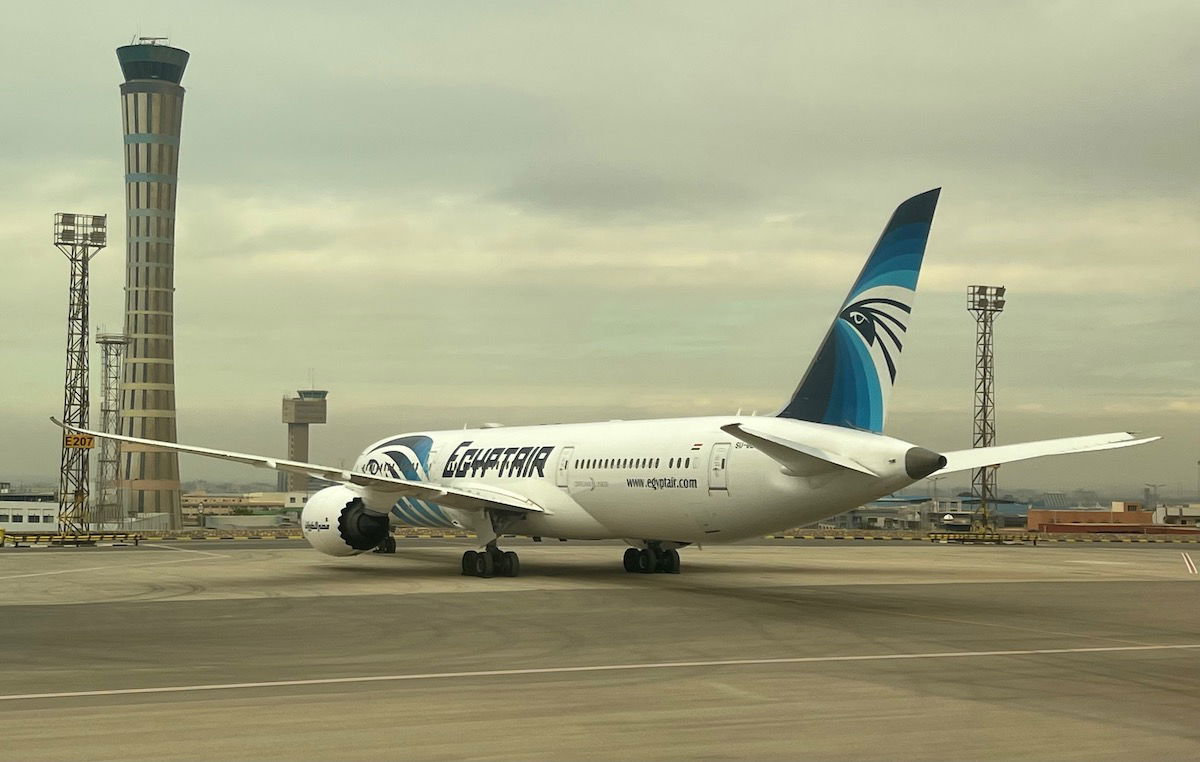 Overview EgyptAir Enterprise Class 787 (CAICDG)