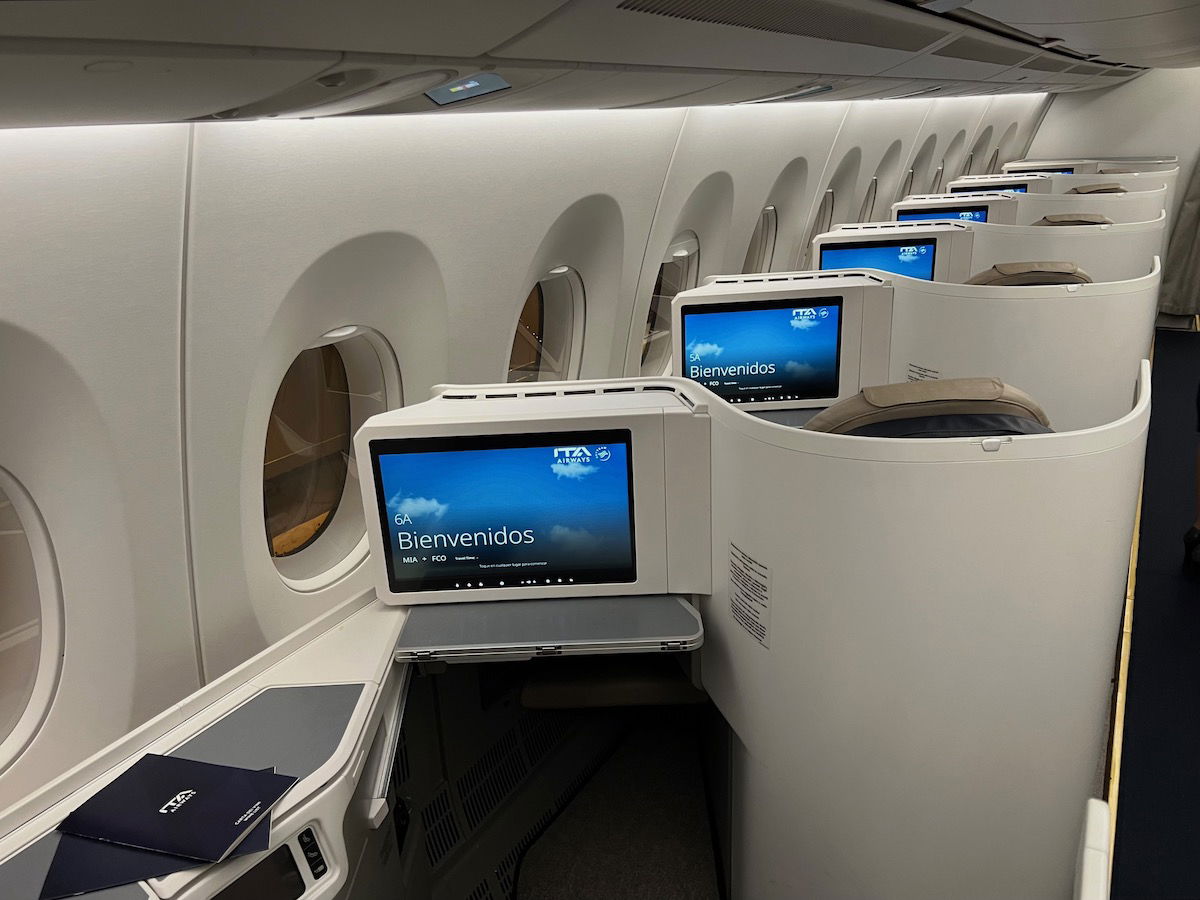 Review: ITA Airways Business Class A350 (MIA-FCO) - One Mile at a Time