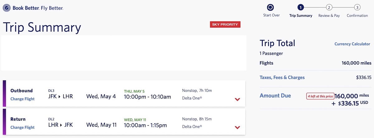 How much are Delta SkyMiles worth?