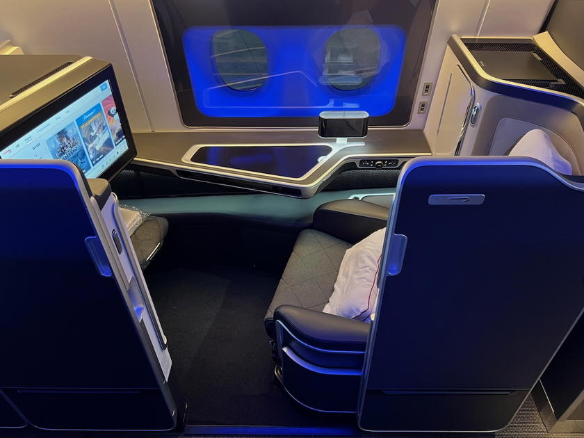 British Airways 777 First Class cabin seat