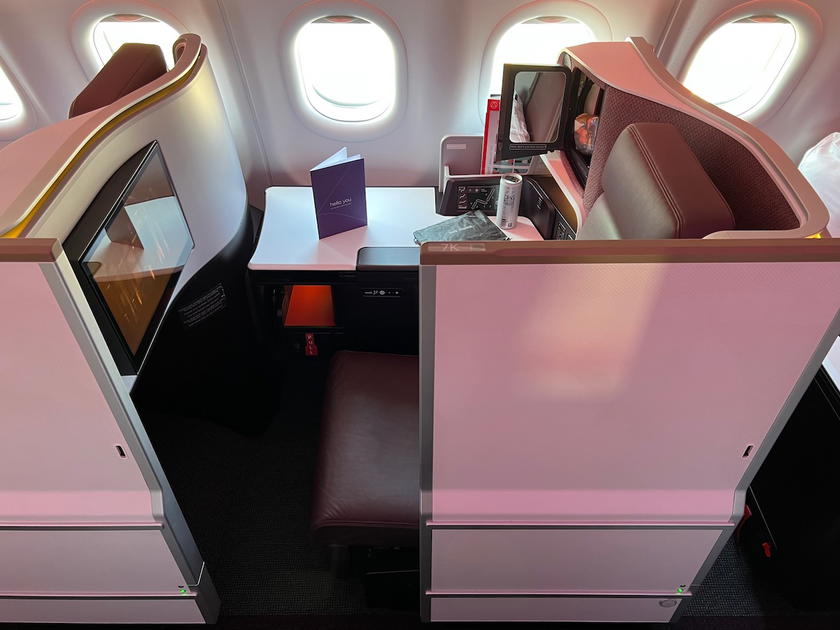 Virgin Atlantic Upper Class cabin seat aboard the A330neo