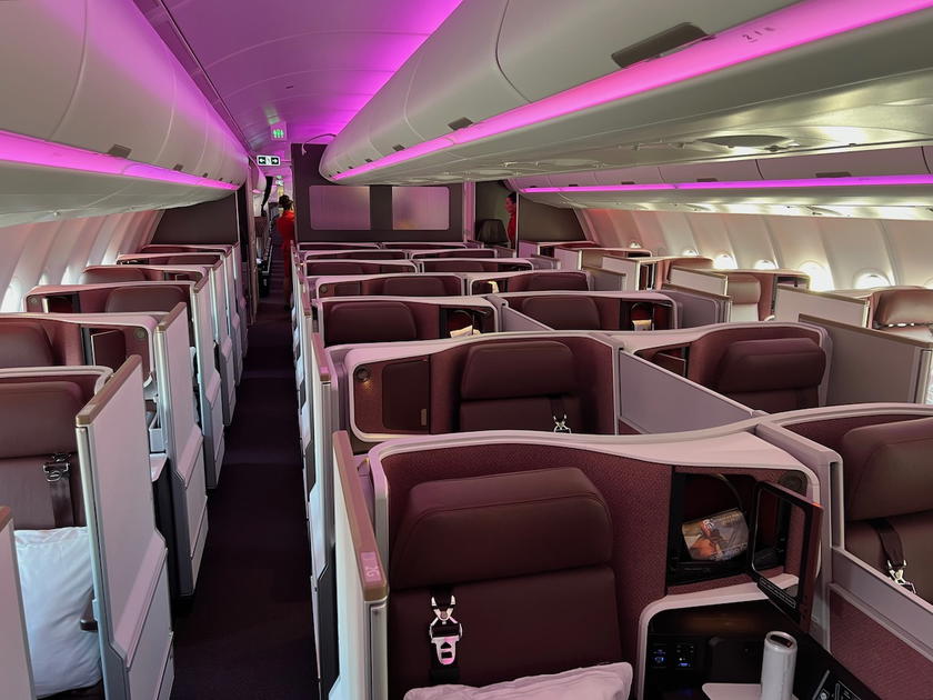 Virgin Atlantic Upper Class seat on an Airbus A330neo