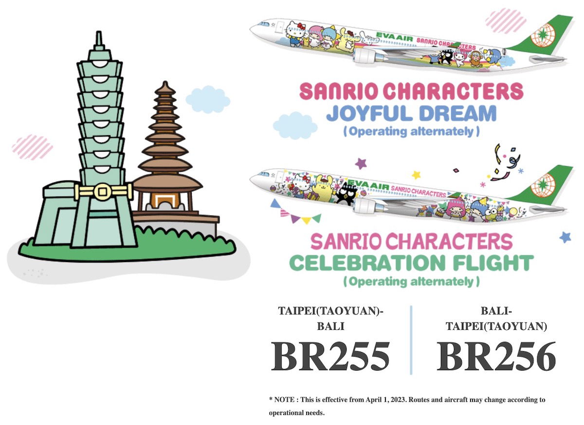 Guide To EVA Air's Outrageous Hello Kitty Flights One Mile at a Time