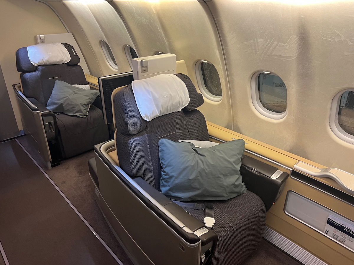 lufthansa business class seats a340 600