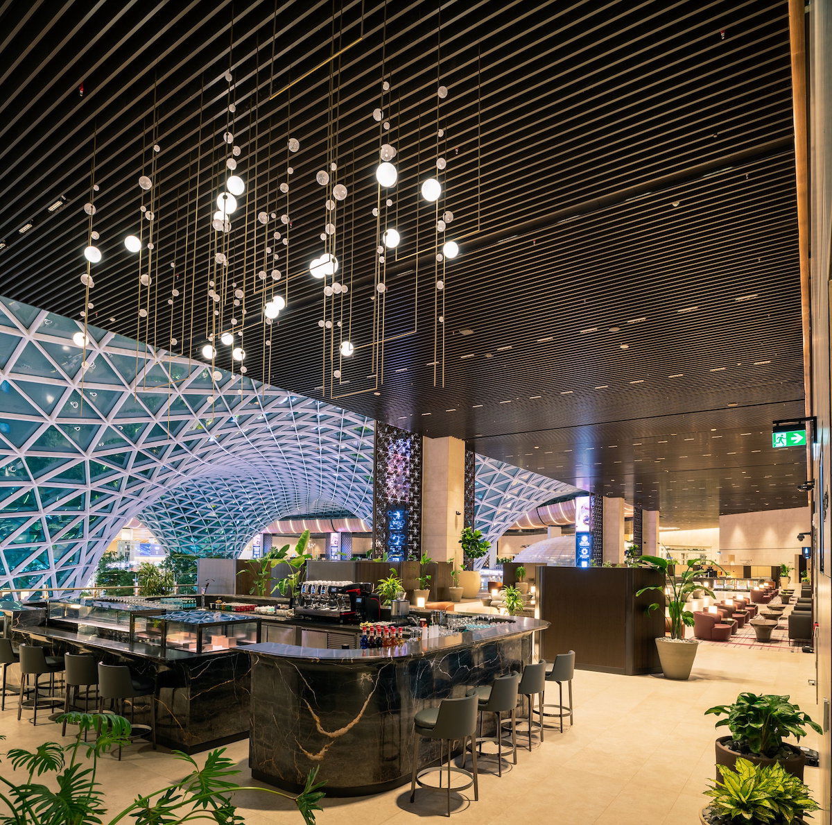 New Qatar Airways Lounge Has Dior Spa, Louis Vuitton Cafe - One