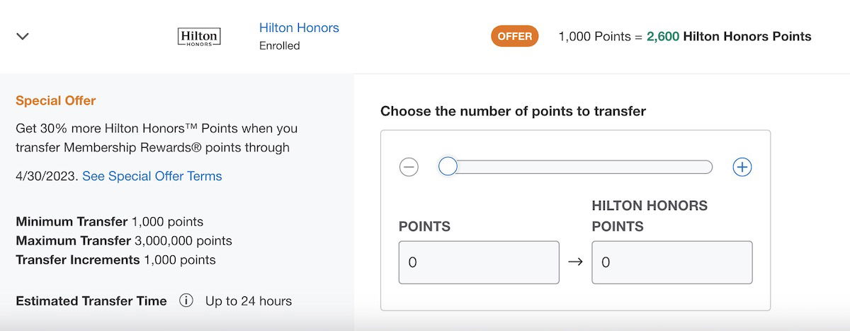 Transfer Amex Points To Hilton With 30% Bonus - One Mile at a Time