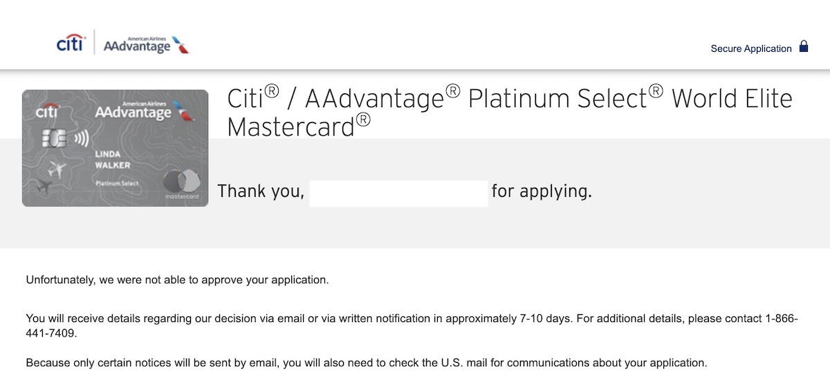 applying-for-the-citi-aadvantage-platinum-card-my-first-denial-in