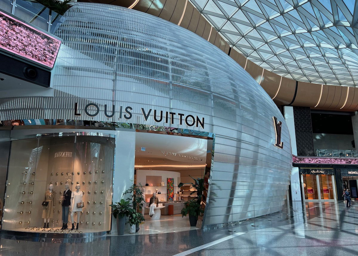 The Louis Vuitton Lounge at Doha's Hamad International Airport