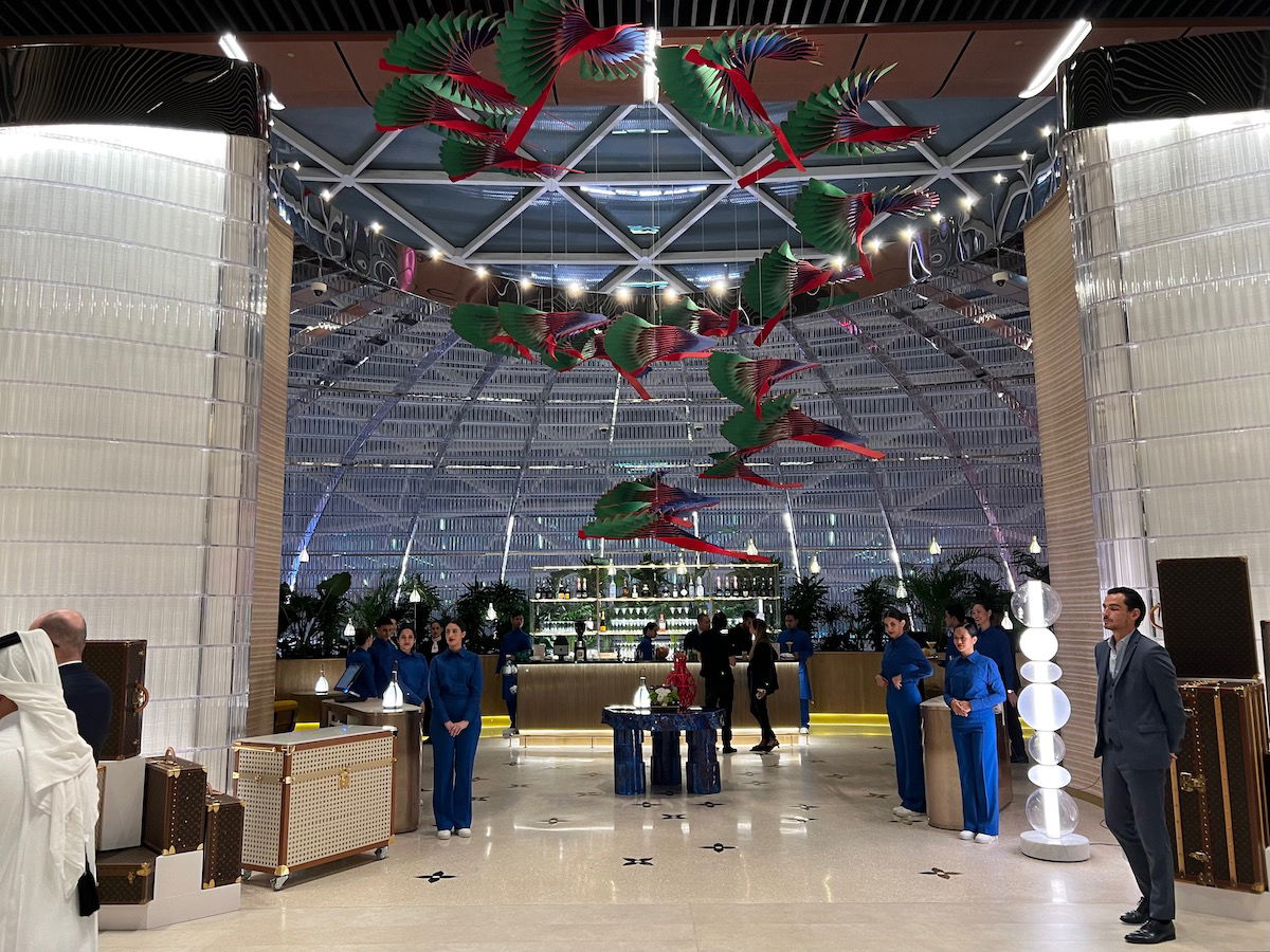 The Louis Vuitton Lounge at Doha's Hamad International Airport