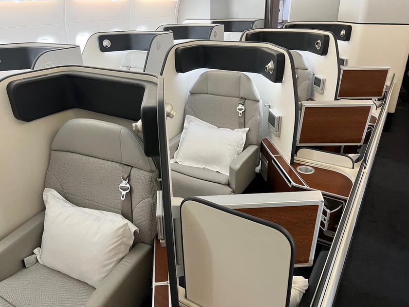 Qantas first class suite aboard an Airbus A380