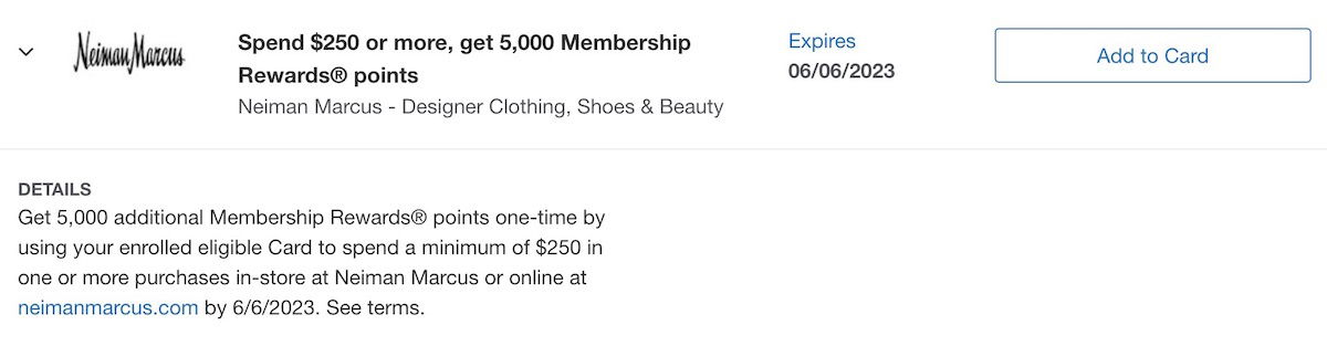 lululemon.com: Spend $125 or more, get 2,500 Membership Rewards® points