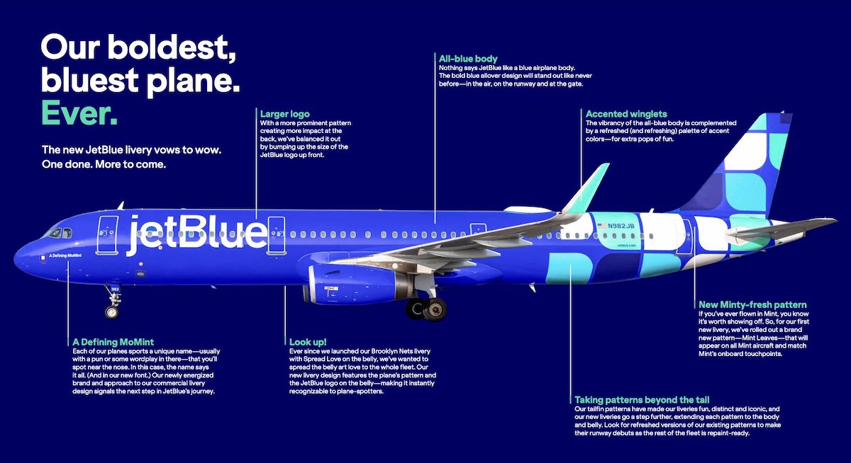 Wow JetBlue Unveils (Very Blue) New Livery One Mile at a Time