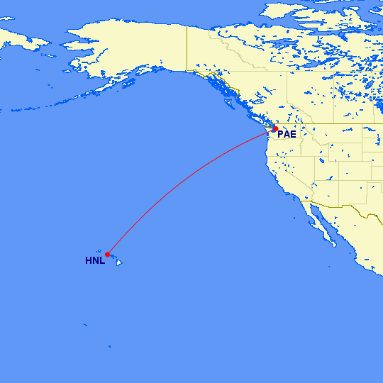 Alaska Airlines Adds Paine Field To Honolulu Route One Mile at a