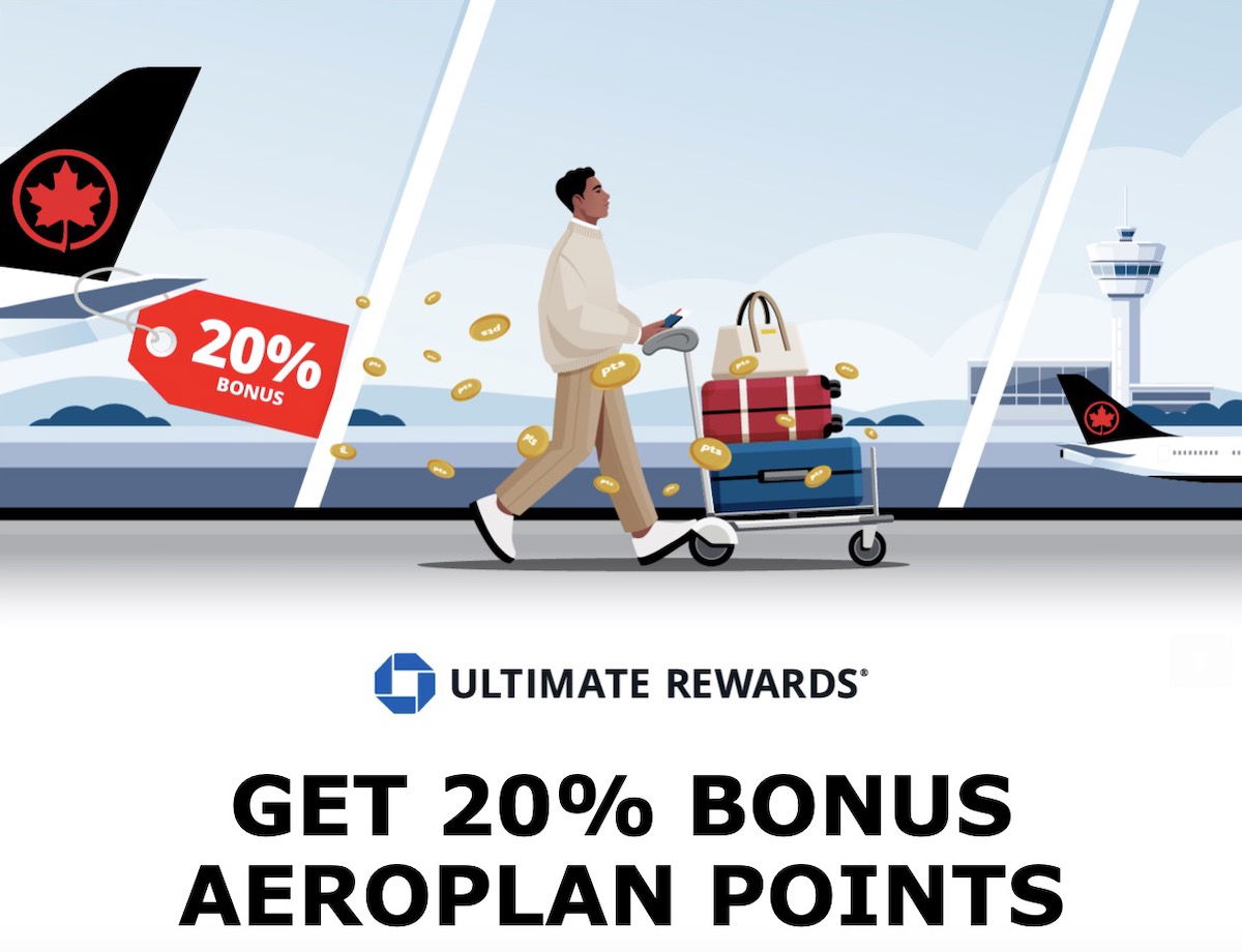 Transfer Chase Points To Aeroplan With 20 Bonus (Or More) One Mile