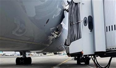 American Boeing 787 Loses Door Due To Dublin Airport Jet Bridge Collapse