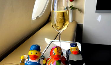 Cool: Lufthansa Serving Dom Perignon In First Class