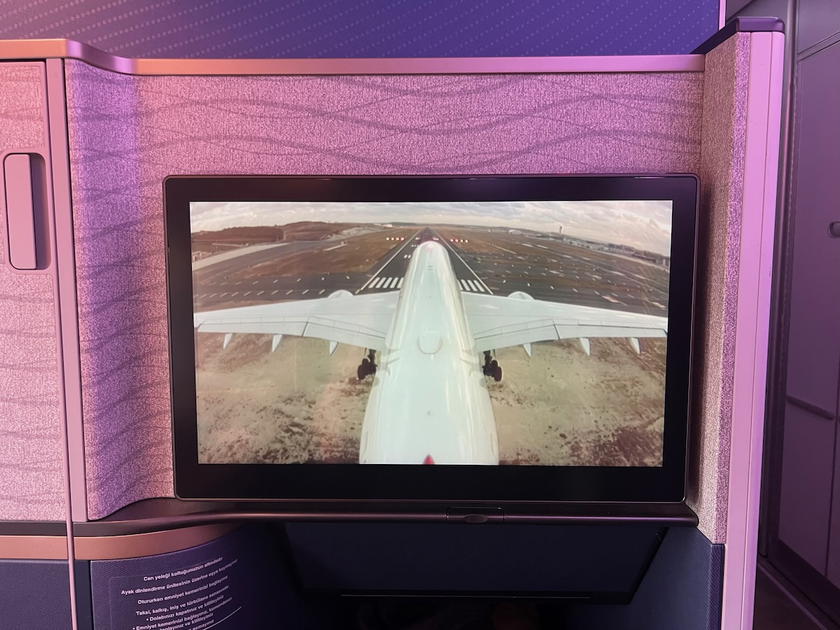 Turkish Airlines A350 business class cabin seats