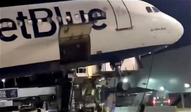 Oops: JetBlue Airbus A321 Tips On Tail At JFK