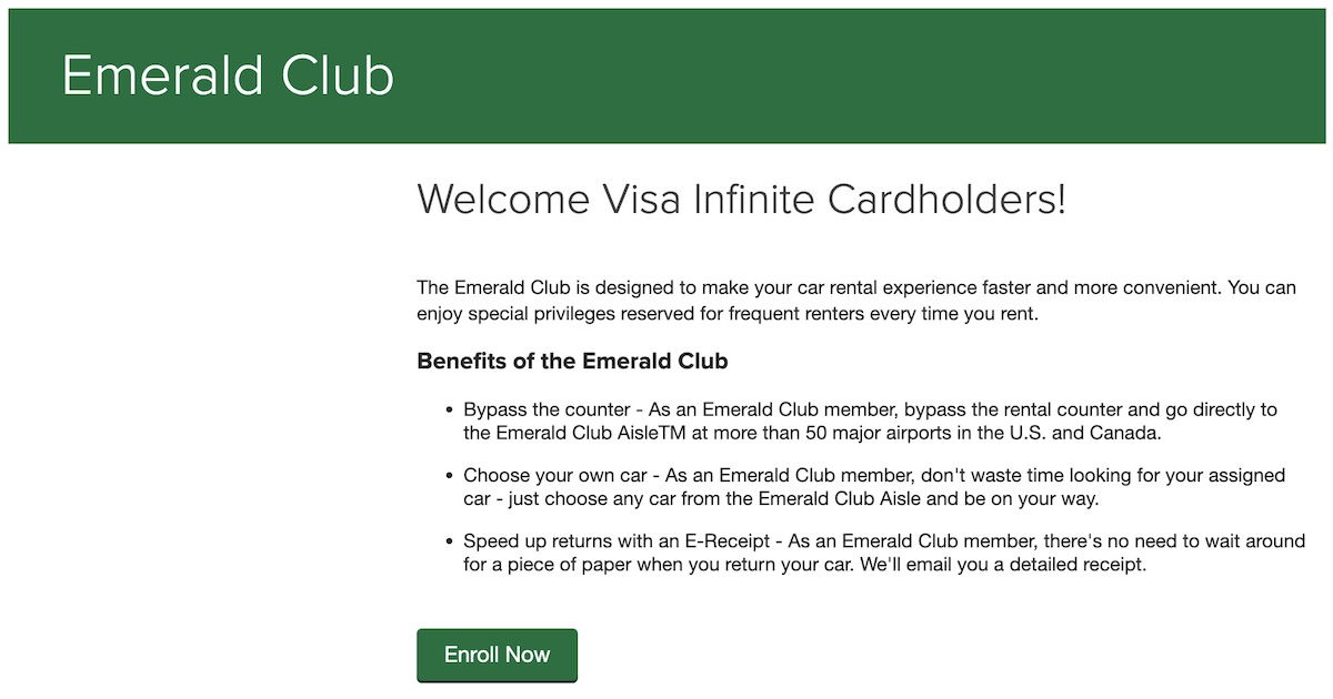 Emerald Club Loyalty Program