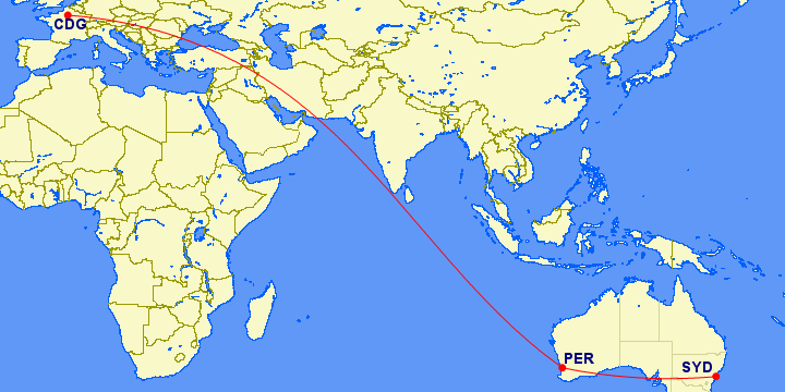 Qantas Launching Perth To Paris Route In 2024 One Mile at a Time